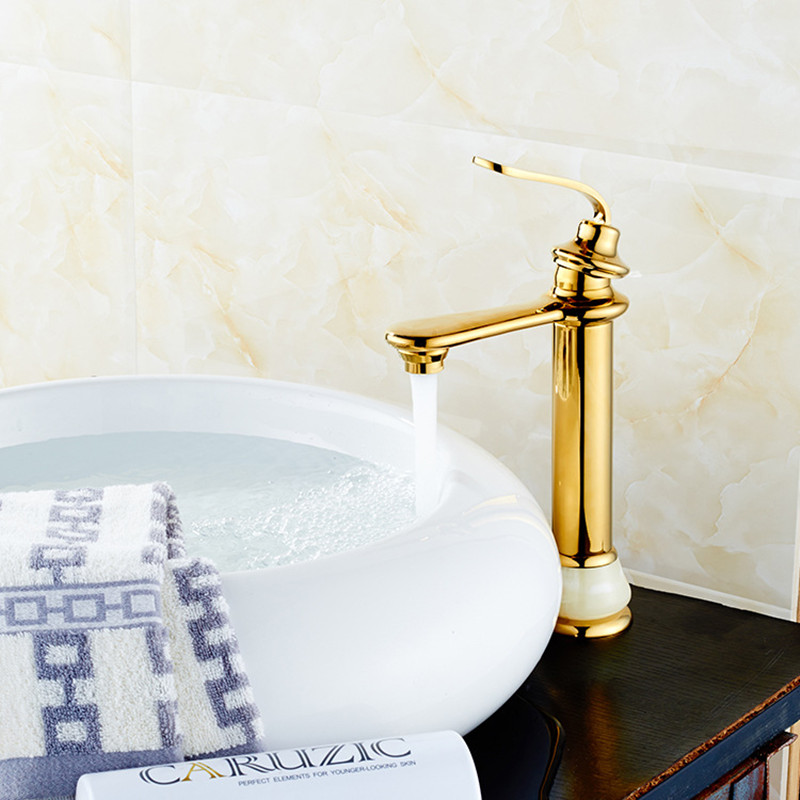 ?м ũ Ȳ   ũ   Hot   ξ ũ  ó/ Fashion deck mounted golden bathroom basin sink faucetsingle handle hot cold gold kitchen